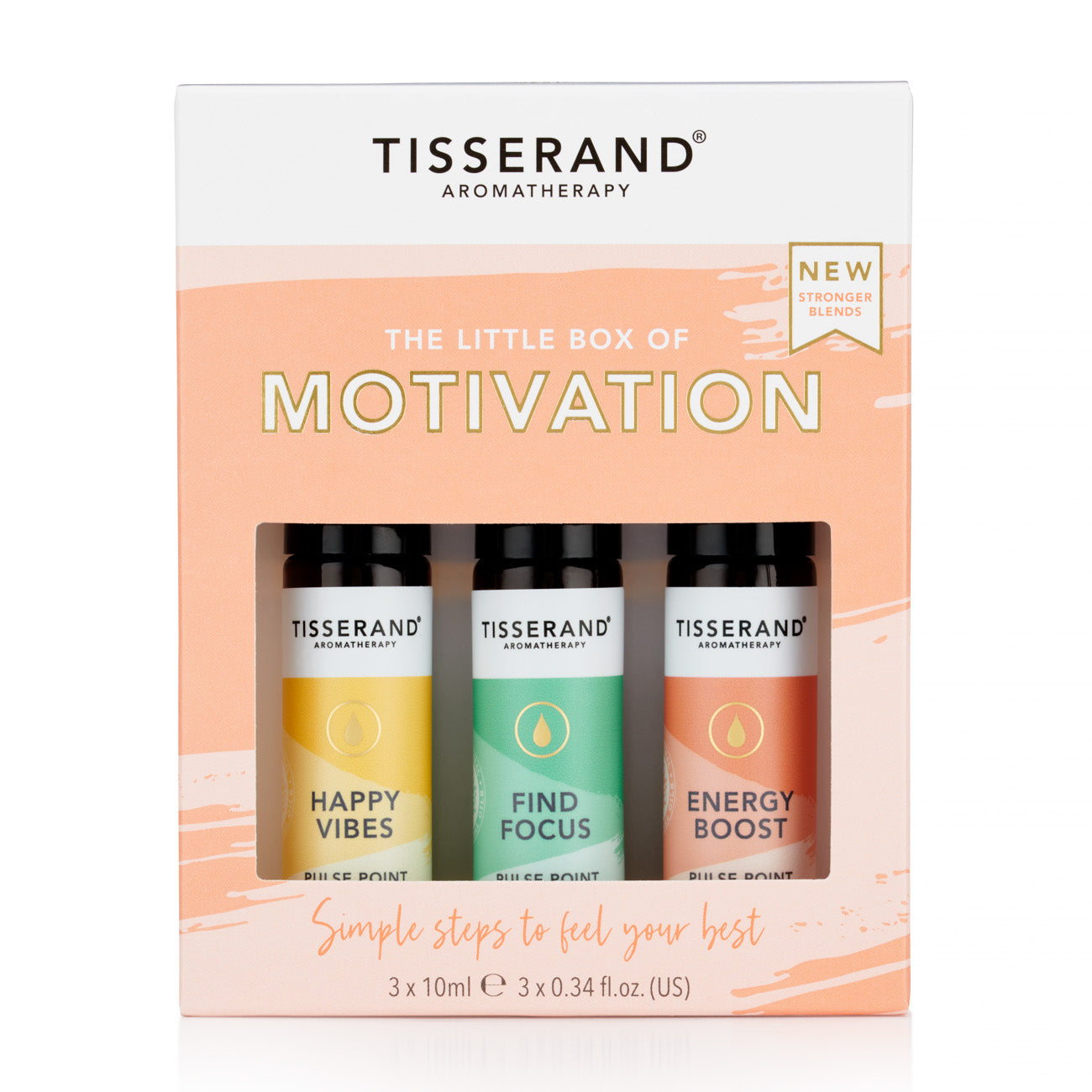 Tisserand - Little Box of Motivation Set of 3 Essential oils